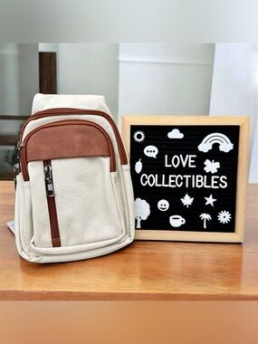 MASINTOR Sling Bag Vegan Leather
